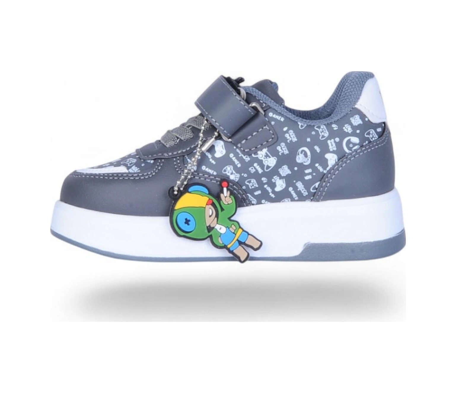 Prokids 4012 Erkek Çocuk Sneaker Spor Ayakkabı Füme