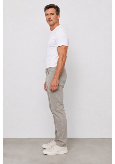 Bihan Store Erkek Spor Kesim Beş Cepli Denim Pantolon Mc Clap 017-bej