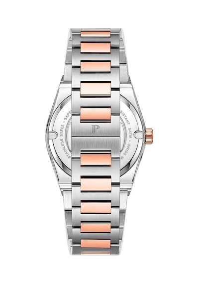 Jacques Philippe Jpqls587328rg Swiss Made Quartz Çelik Rose Gold / Metalik Gri Safir Cam 34 Mm Kadın Kol Saati