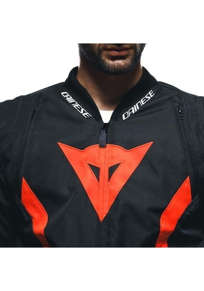 Dainese Daınese Avro 5 Black Red Fluo Whıte Ceket Renkli