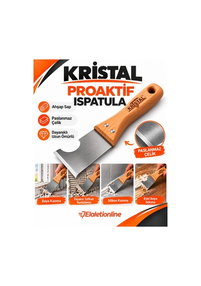 Proaktif Ispatula Boya Sökme, Kazıma, Çok Fonksiyonlu Ispatula - 931615062