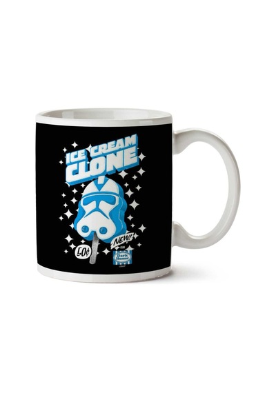 Star Wars Ice Cream Clone Trooper İki Tarafı Baskılı Kupa Bardak Çok Renkli