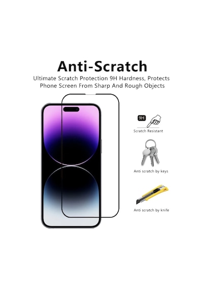 Apple Uyumlu iPhone 15 Pro Max Tam Kaplayan Seramik Ekran Koruyucu