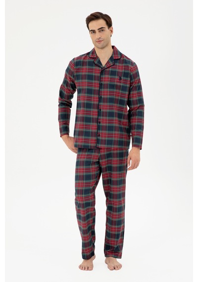 U.s. Polo Assn. Erkek Bordo Pijama Takım 50301734-vr014 Bordo U.s. Polo Assn. Erkek Bordo Pijama Takım 50301734-vr014 Bordo