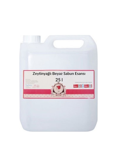 Zeytinyağlı Beyaz Sabun Esansı 25 Litre