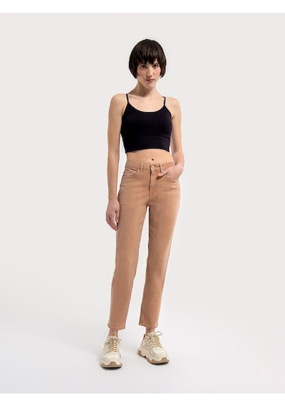 LOFT Mom Slim Fit Kadın Pantolon Lf2036253 Q1.v1 Denim