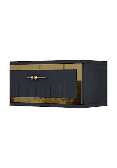Tda1206dbg Tuna120 Duvara Montaj Tv Stand Safirmeşe-beyaz-gold 120cm