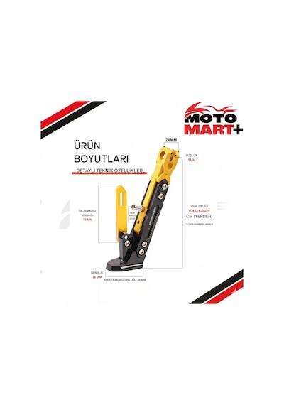 Honda Sh150i Cnc Yan Sehpa Mr6400