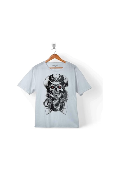 Skull Fear Hat Guns Snake Kovboy Kuru Kafa Çocuk Tişört 001