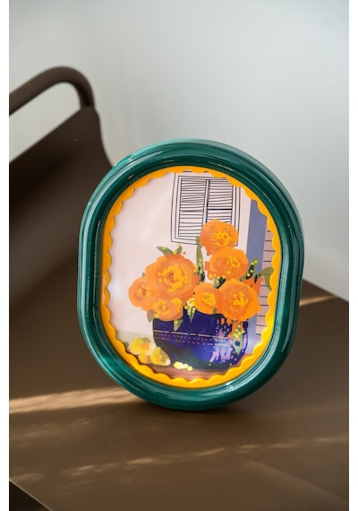 Bellini Metal Fotoğraf Çerçevesi Yeşil