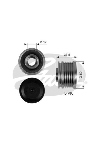 ALTERNATÖR KASNAĞI RULMANLI MERCEDES A160-A170-A180-A200-B180-B20