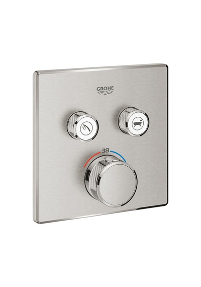 Grohtherm Smartcontrol Çift Valfli Akış Kontrollü Ankastre Termostatik Duş Bataryası Grh29124Dc0