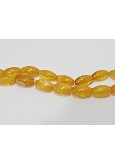 Doğal Kaya Damla Kehribar Tesbih 33lük 11 Gram K001