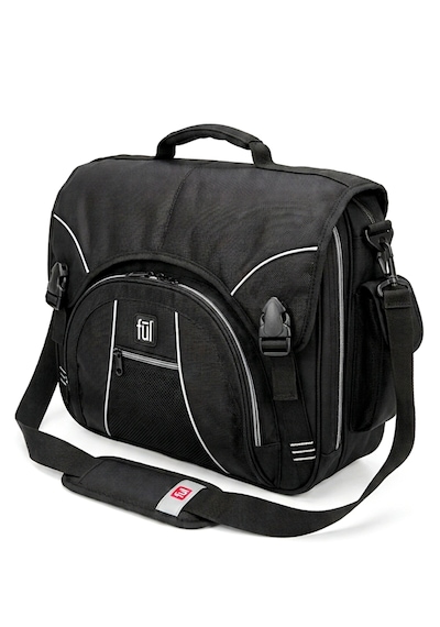 Ful - Union Briefcase Siyah Gündelik Evrak Laptop Omuz El Çantası