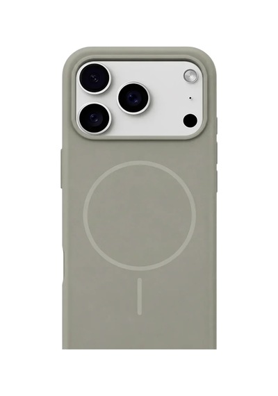 iPhone Uyumlu 17 Pro Max Aura Akıllı Magsafe Animasyonlu Silikon Kılıf Uzay Gri