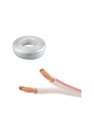Seval A03VH-H 2x0.75 ,Kesit 0.75mm² 2-Damar/Çok Telli 1mt Yassı Kordon TTR Kablo