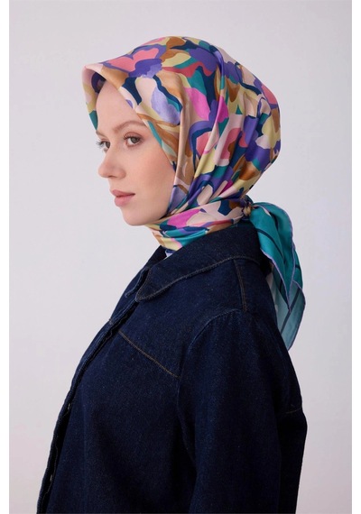 BELLİ Belli Twill İpek Eşarp 26ya4312d01 36 Çok Renkli
