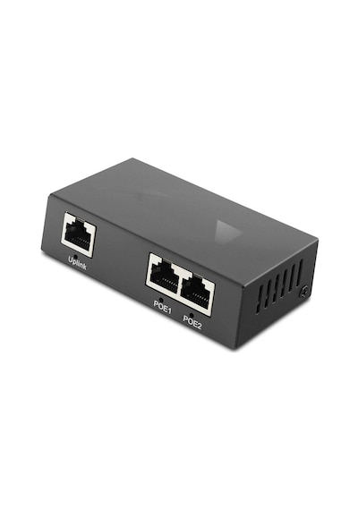 Poe Switch 2 Port 1 Uplink 10/100 Mbps 30w Hdx1353 Evimdeyokyok