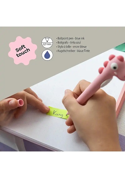 Apli Tükenmez Kalem Timsah Menekşe Rengi Back2fun Çok Renkli