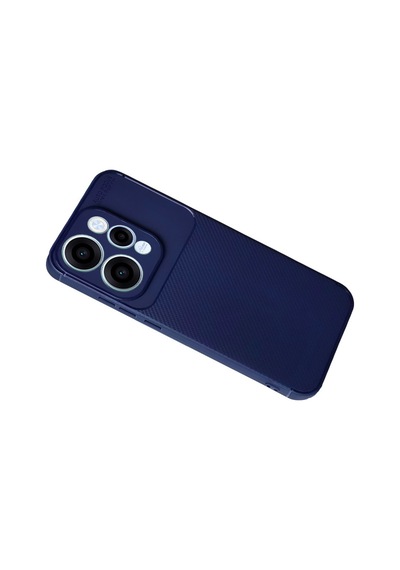 Oppo Reno 15 Uyumlu Auto Focus Karbon Kapak - Lacivert