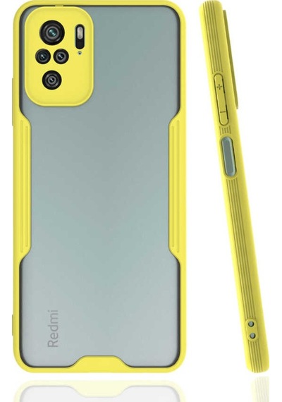 Xiaomi Redmi Note 10S Kilif Parfe Kenarlari Pastel Renk Silikon 504352900