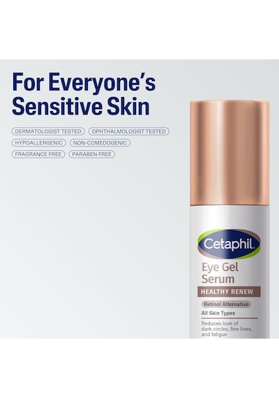 Nemlendirici Göz Jeli Serumu, 0.5oz - Koyu Halkaları Ve Kırışıklıkları Azaltır, Göz Kremi Altında 24 Saat, Hassas Ciltler İçin Retinol Alternatif Peptit