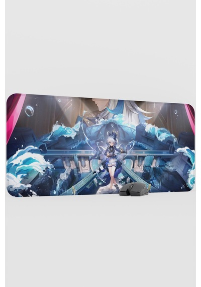 Furina Genshin Impact Anime Gacha V1 - 90x40 Xxl Gaming Mouse Pad Fare Altlığı