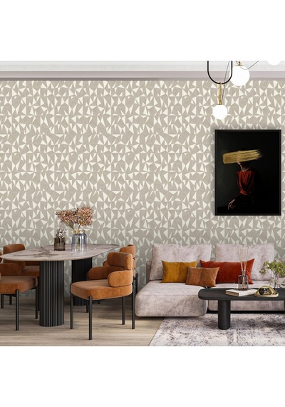 Omega 23204-2 Çizgili Modern Geometrik Desenli Düz Sade Duvar Kağıdı