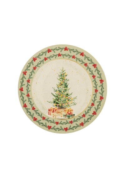 Xmas Tale Kağıt Bardak Altlığı 10 Cm 12'li Paket Beyaz