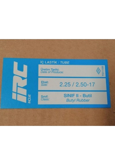 İç Lastik 2.25/2.50-17 8517 Irc