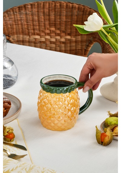 Karaca Pineapple 680 Ml Mug Sarı
