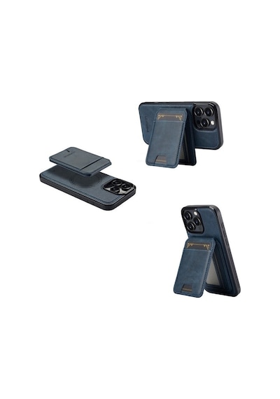 Teleplus Apple Uyumlu iPhone 13 Kılıf Capella L3 Serisi Mıknatıslı Kartlıklı 2-1 Kapak