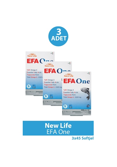 New Life Efa One 45 Softgel 3 Adet