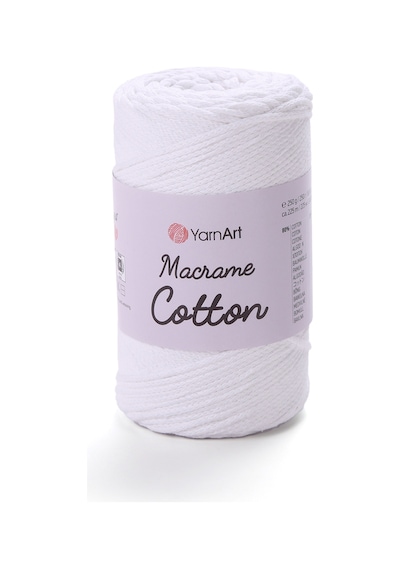 Macrame Cotton %80 Pamuk %20 Polyester 250 G 225 M Makrome İpi-751-1 Adet