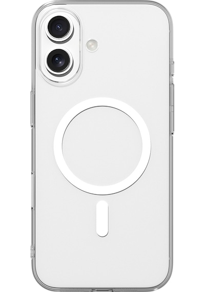 Apple Uyumlu iPhone 16 Kılıf M-safe Şarj Özellikli Youngkit High Definition Serisi Kapak Şeffaf Şeffaf
