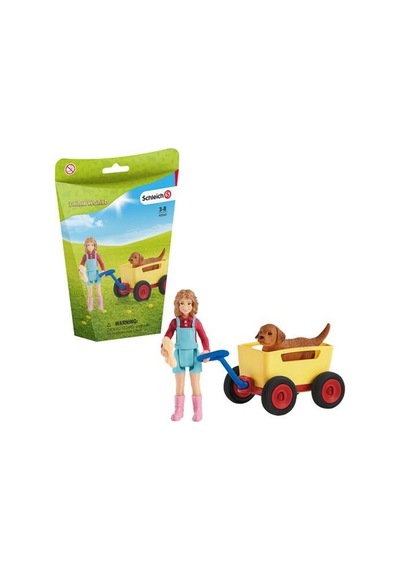 Schleich Yavru Köpek Arabası 42543