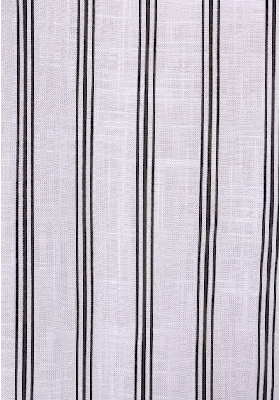 Colin's Colins Regular Fit Shirt Neck Çizgili Erkek Beyaz Kısa Kol Gömlek Cl1073856 Q1.v1 Wsd Siyah