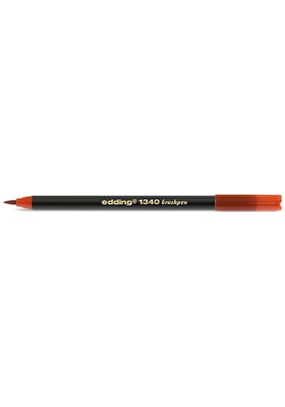 Edding 1340 Fırça Uçlu Keçeli Kalemi Kırmızı