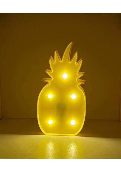 Işık Kasabası 162 Ananas Gece Lambası Sarı