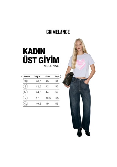 Grımelange Melunae Kadın Organik Pamuklu Bisiklet Yaka Kısa Kollu Baskı Detaylı Lila T-shirt Lila Grımelange Melunae Kadın Organik Pamuklu Bisiklet Yaka Kısa Kollu Baskı Detaylı Lila T-shirt Lila