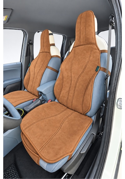 Bod Fiat Grande Panda Elektrikli Oto Koltuk Koruyucu Kılıf 2025-sonrası Latmos Serisi Taba