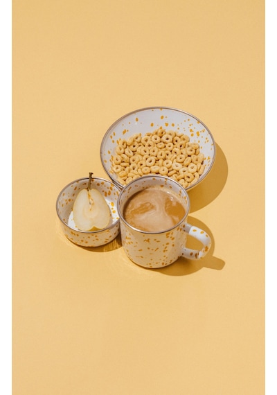 Emaylab Speckles Emaye Kupa Hardal