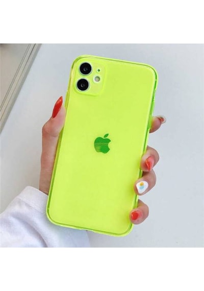 Apple Uyumlu iPhone 11 Pro Max Kilif Kamera Çikintili Renkli Transparan Mun 556821471