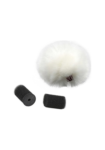 Rycote 065516 Beyaz Renk Yaka Mikrofonu için Rüzgar Koruyucu