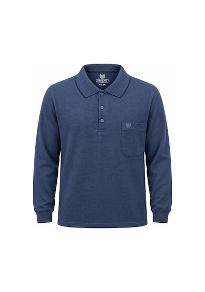 Classics Men Simenti Regular Fit Polo Yaka Sweatshirt - 7801 Mavi