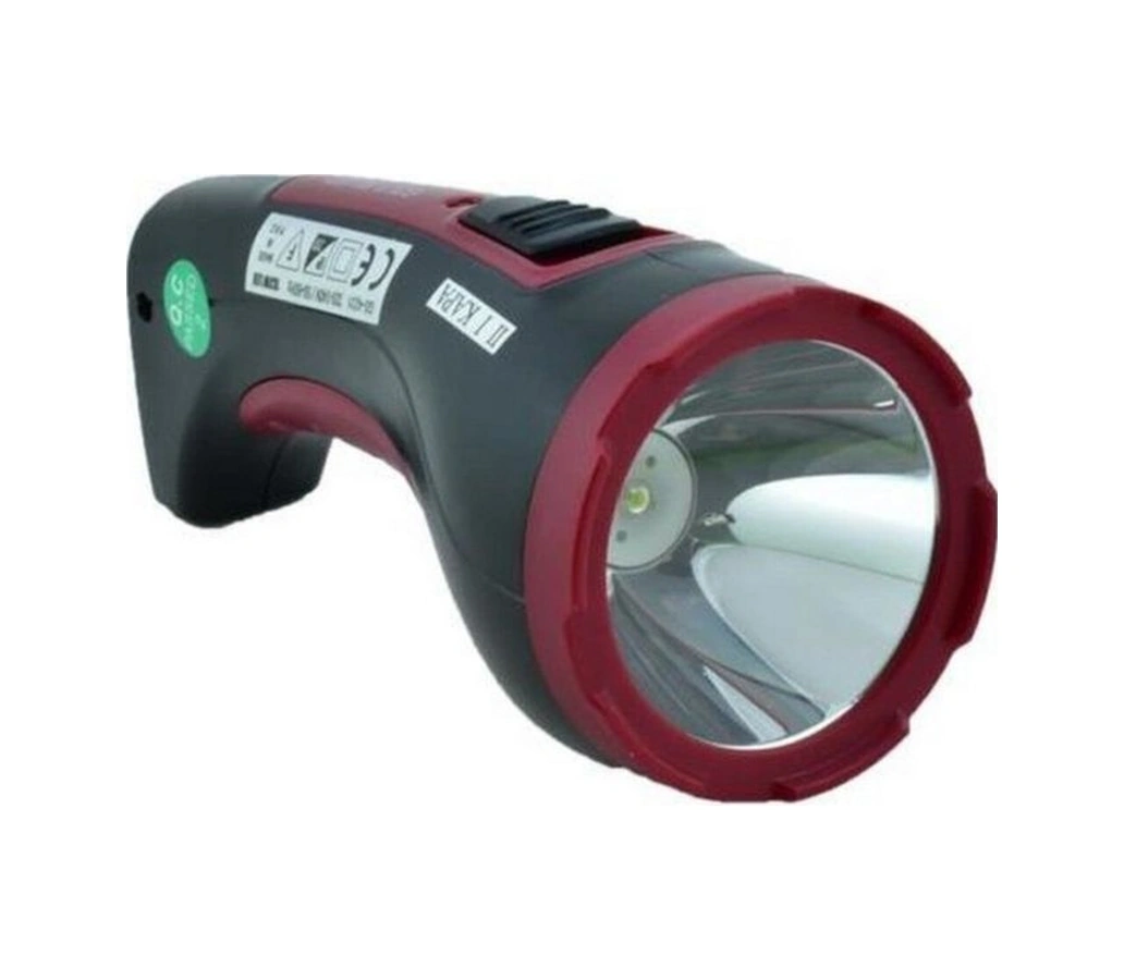 Gold Sılver Gs-4231 3 Watt Şarjlı El Feneri Açık Gri