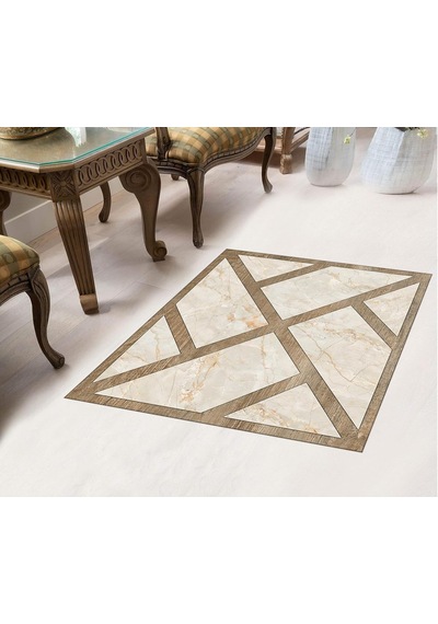 Kaplama Zemin Kaplama Folyosu Dekoratif Folyo 65x65 Cm 24.model Çok Renkli