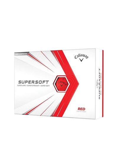 Callaway Bl Cg Supersoft Red Golf Topu - 3lü Karışık