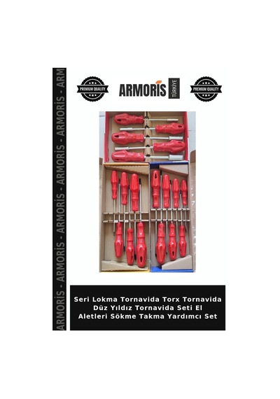 Seri Lokma Tornavida Torx Tornavida Düz Yıldız Tornavida Seti El Aletleri Sökme Takma Yardımcı Set