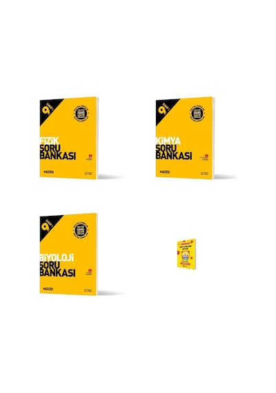 9. Sınıf Fizik Kimya Ve Biyoloji 3lü Set Soru Bankası